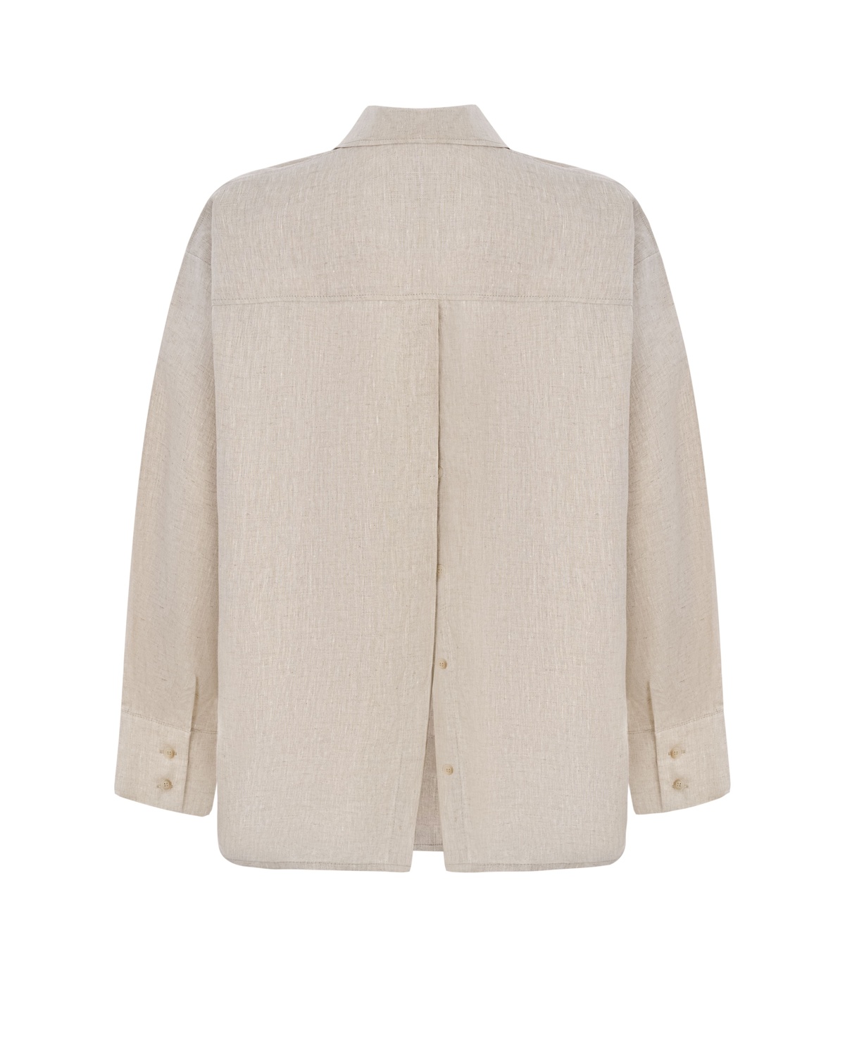 Organic Hemp Shirt with Accent Back