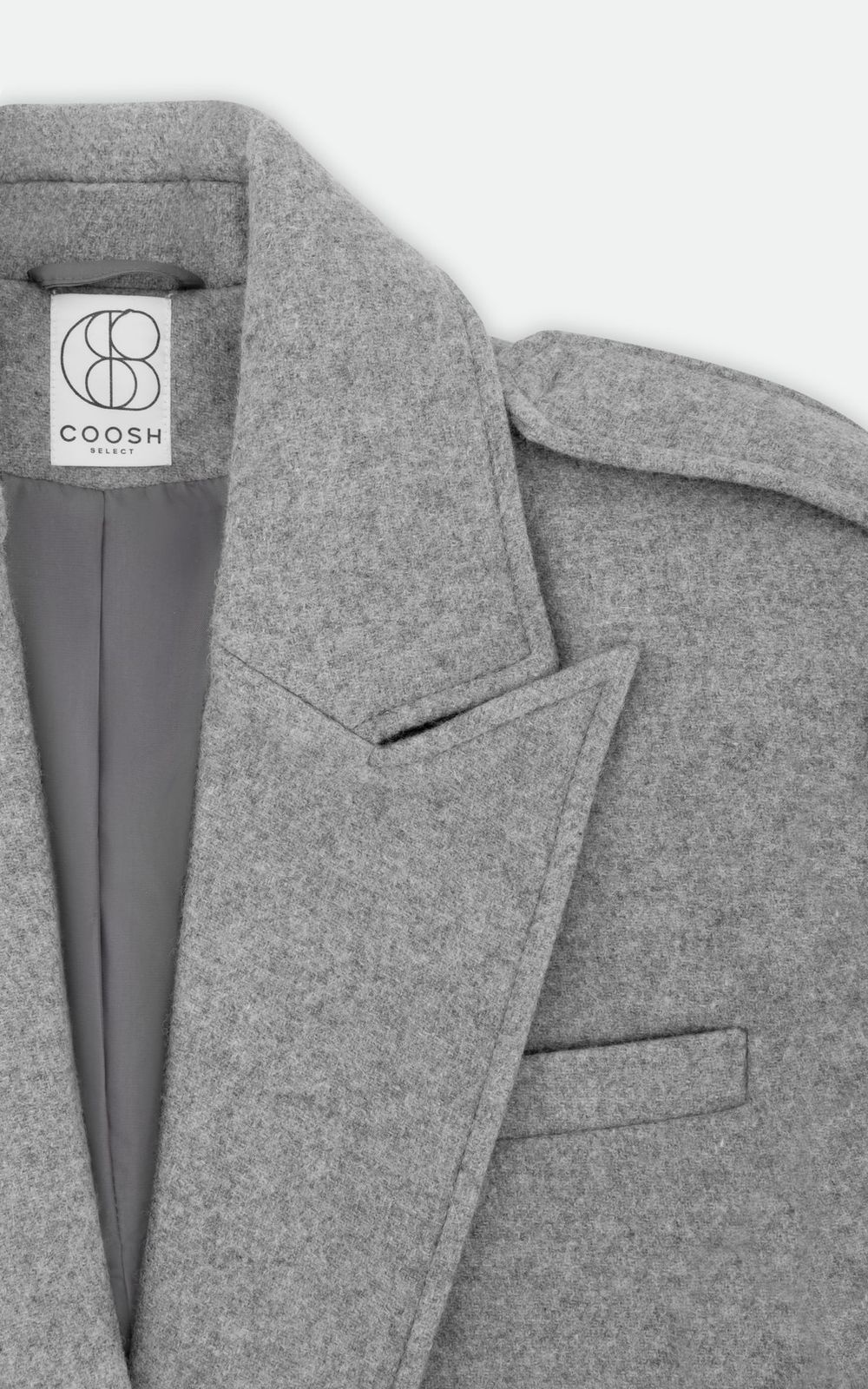 ARISS Cropped Woolen Coat