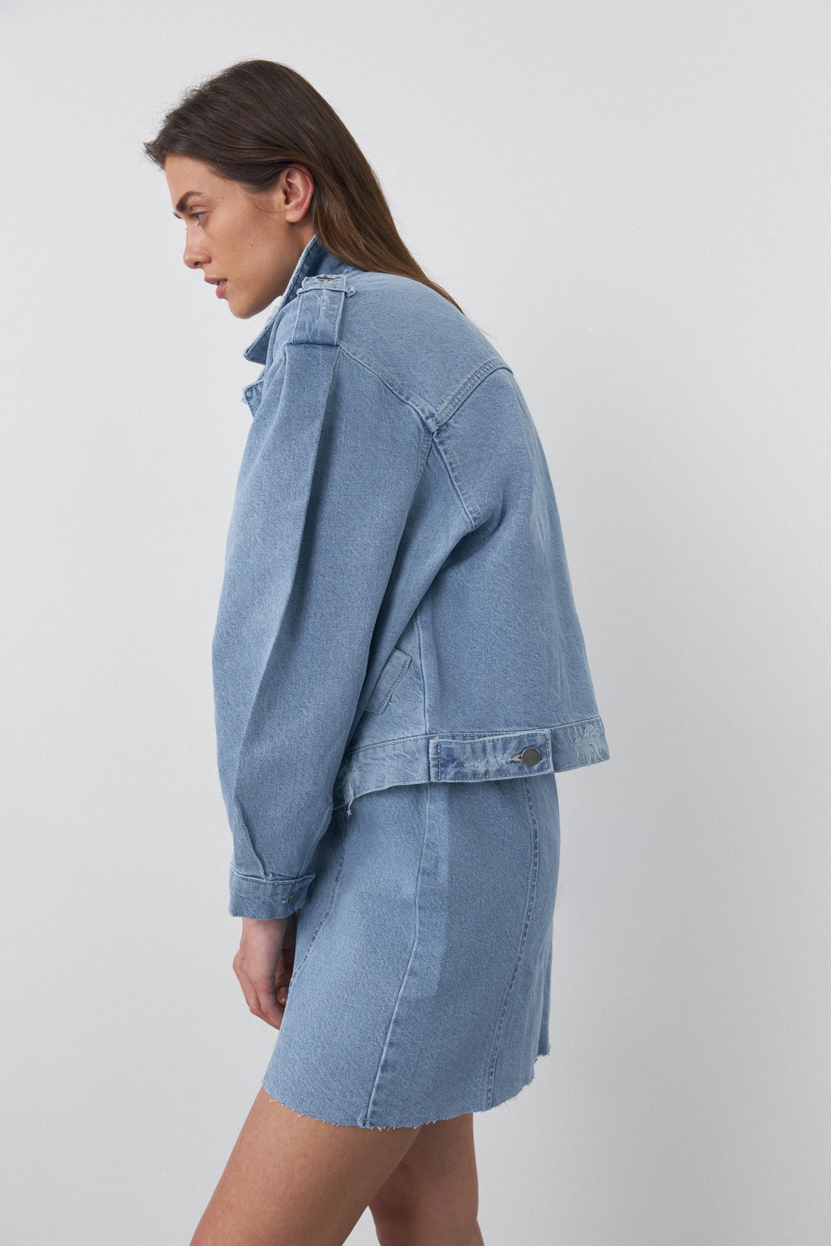 Cropped Denim Jacket