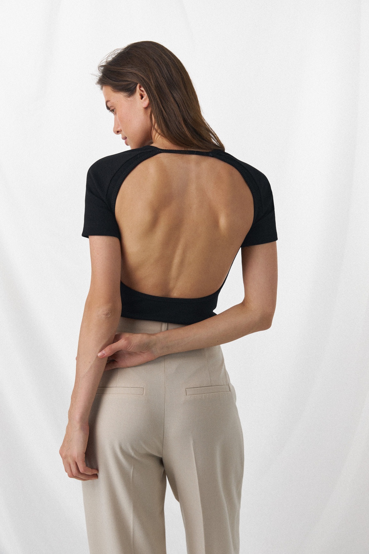 Backless Bodysuit T-shirt