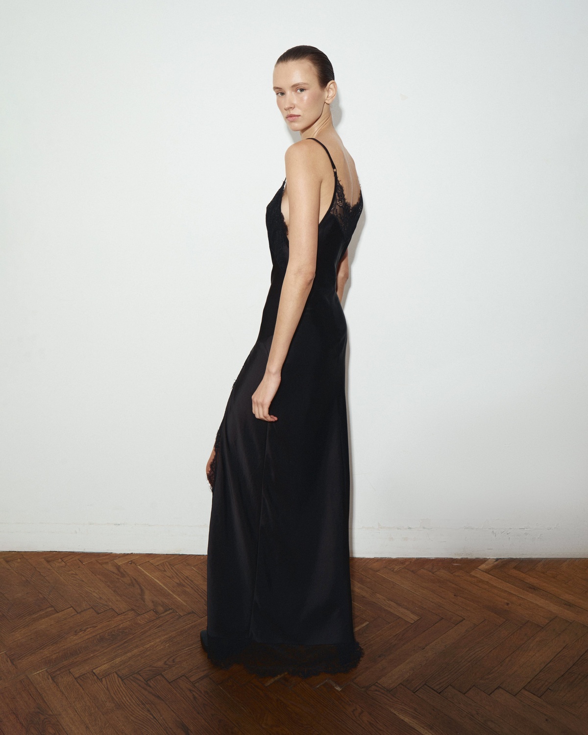 Maxi Lace Slip Dress BREA