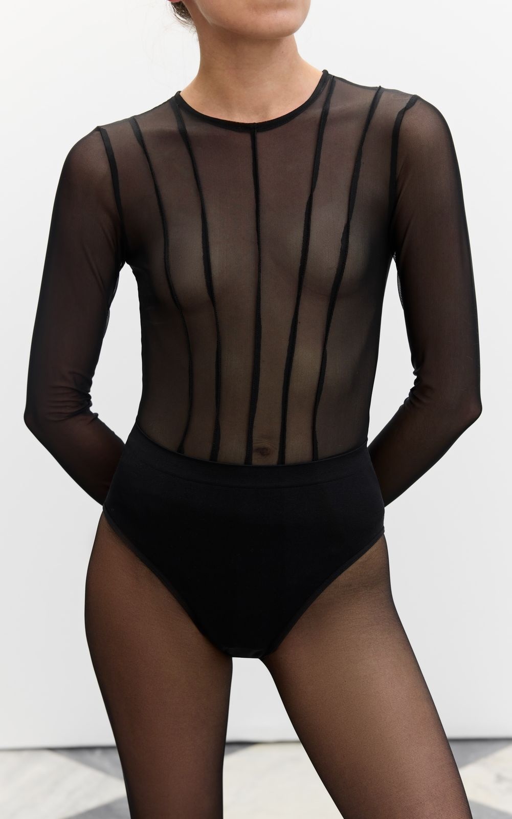 Accent Seams ALIS Sheer Bodysuit