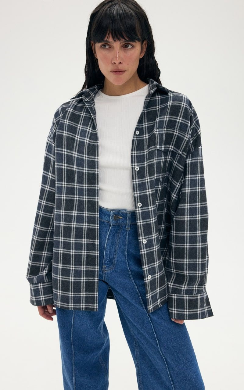 Oversized Checkered Shirt