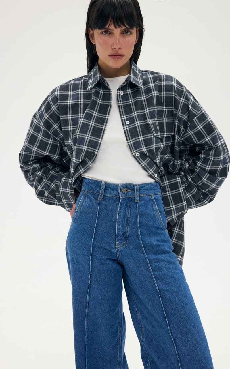 Oversized Checkered Shirt