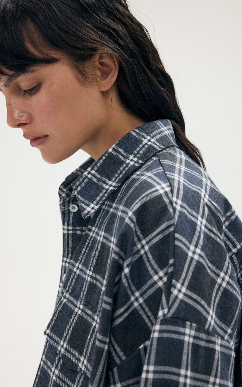 Oversized Checkered Shirt