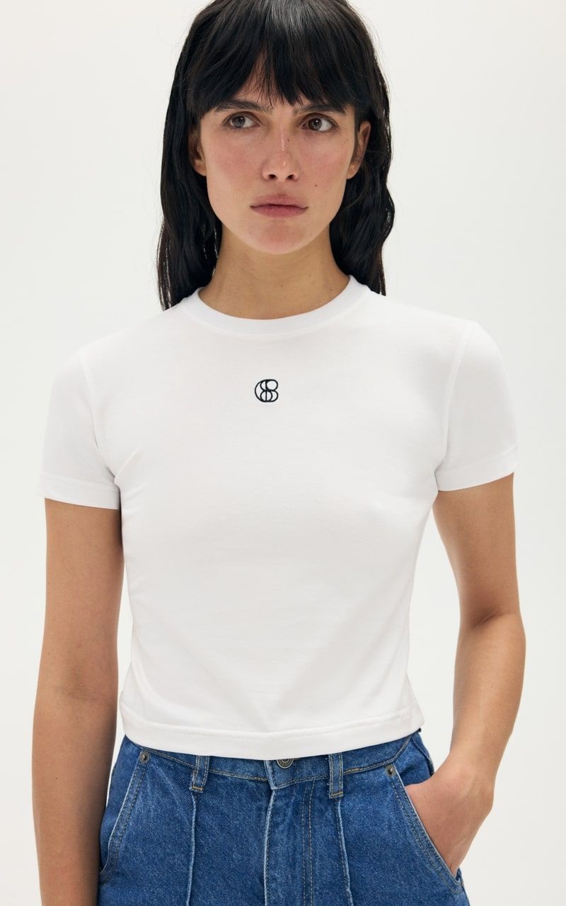 THE LOGO Cropped T-shirt