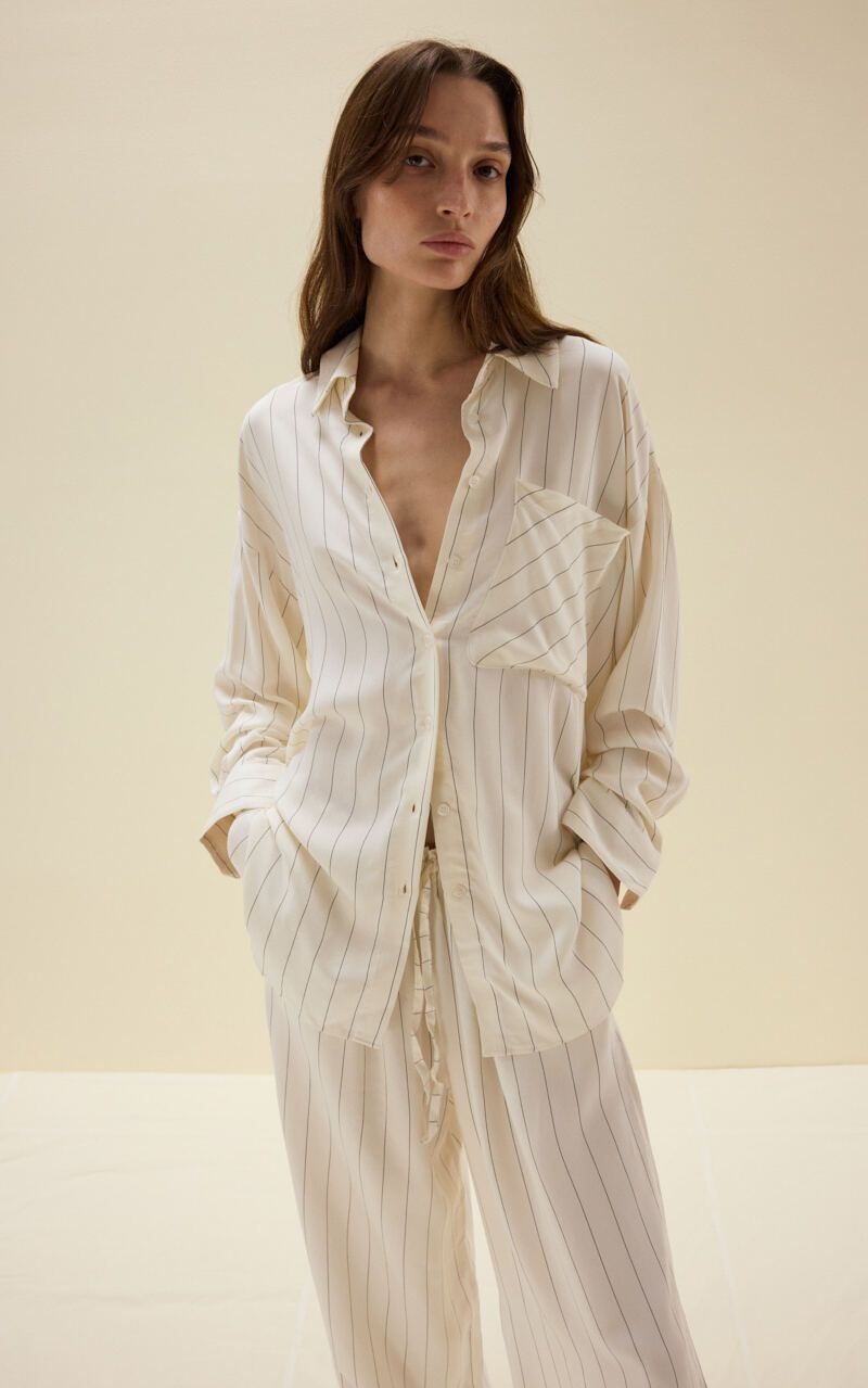Striped Viscose Shirt