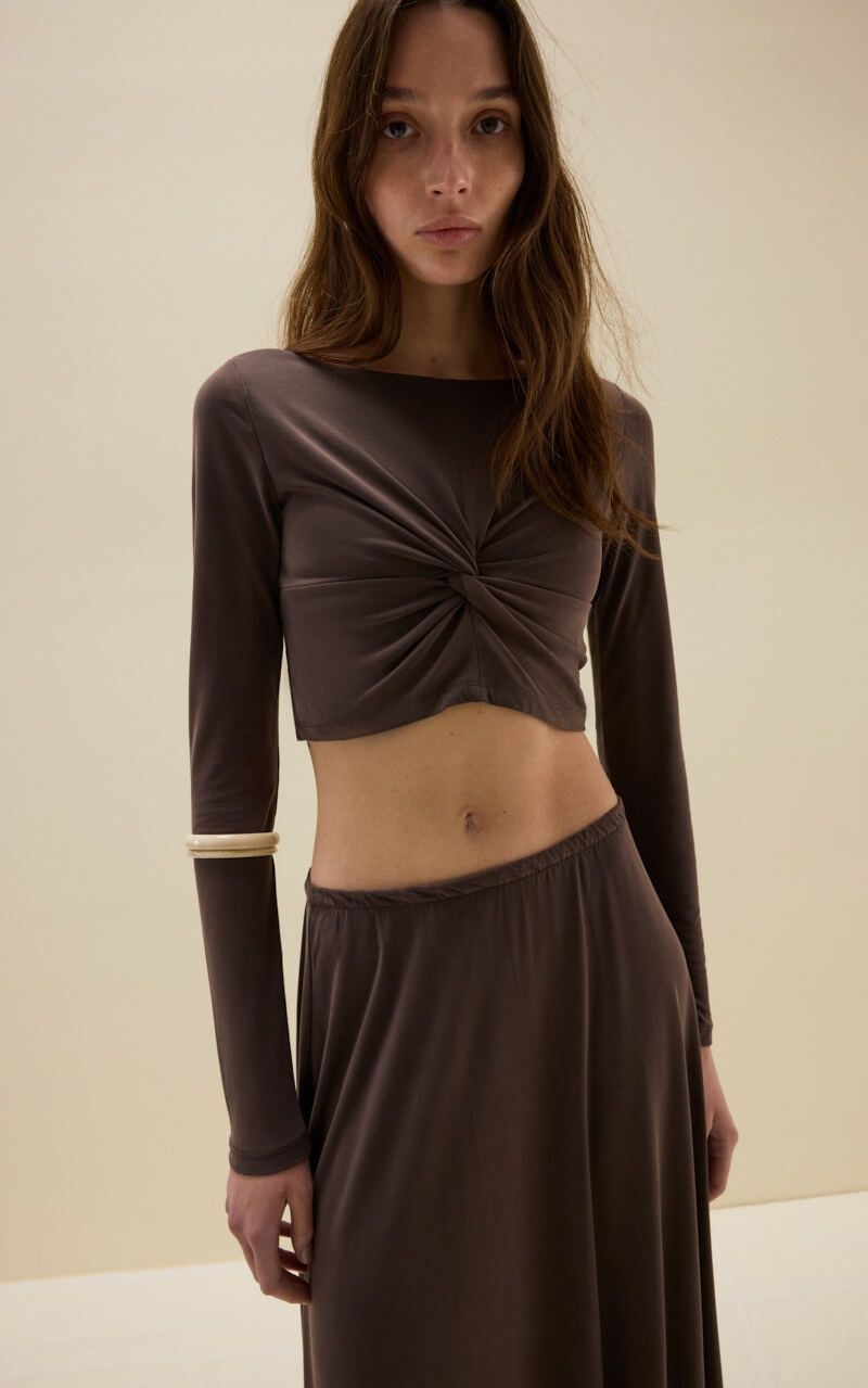 Crop Modal Longsleeve