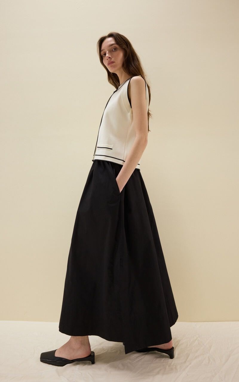 Contrast Stitch Vest