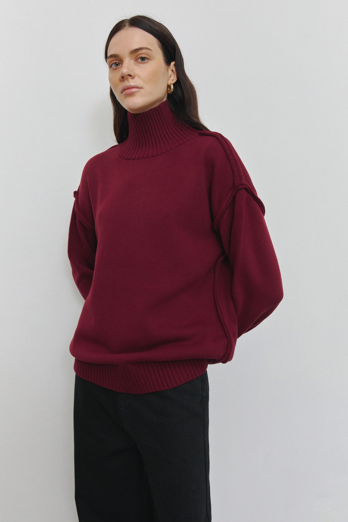 Inside-Out Seam Sweater