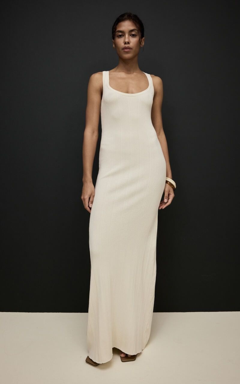 Viscose Knitted Maxi Dress