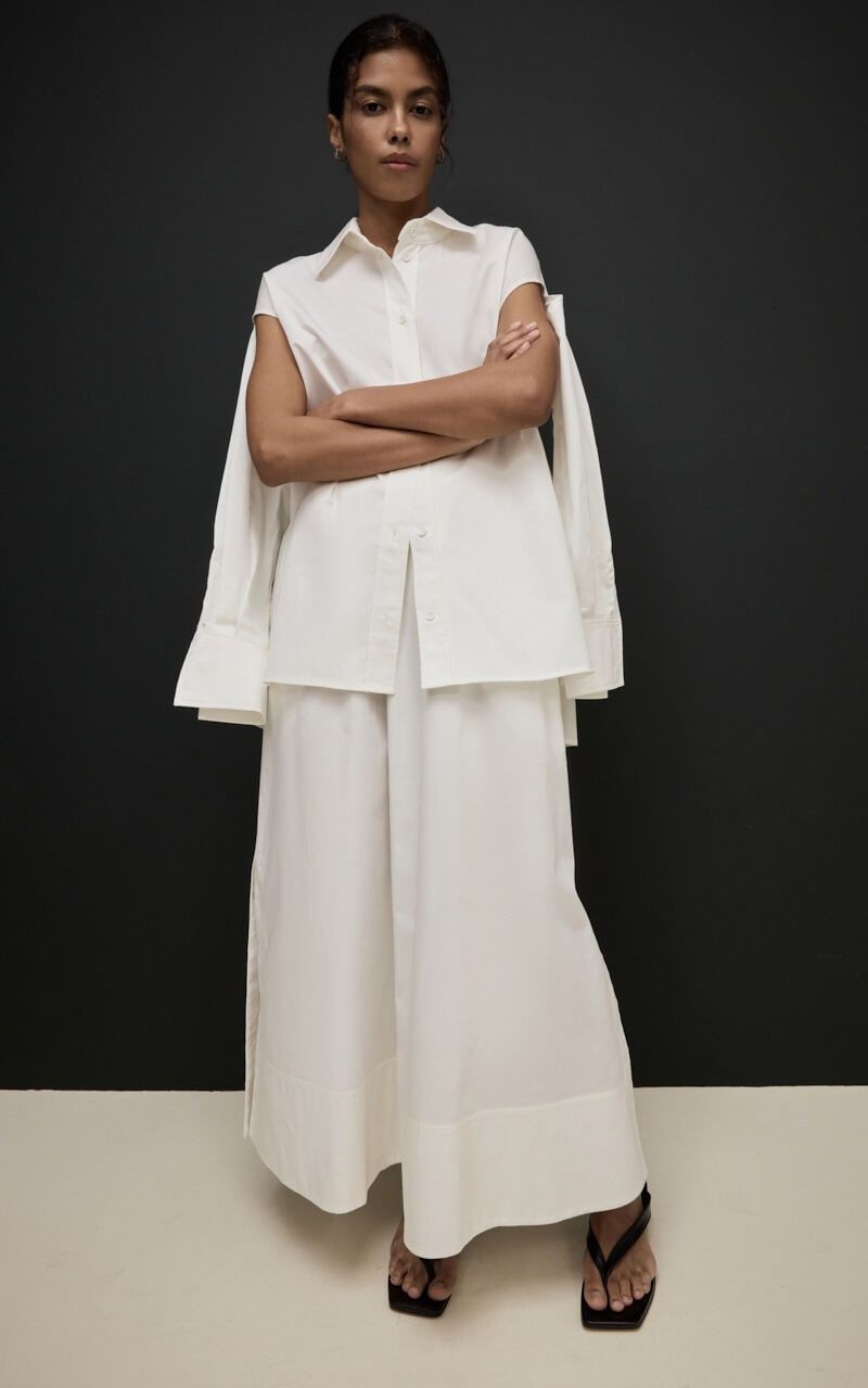 SIERRA Cotton Skirt with Slits