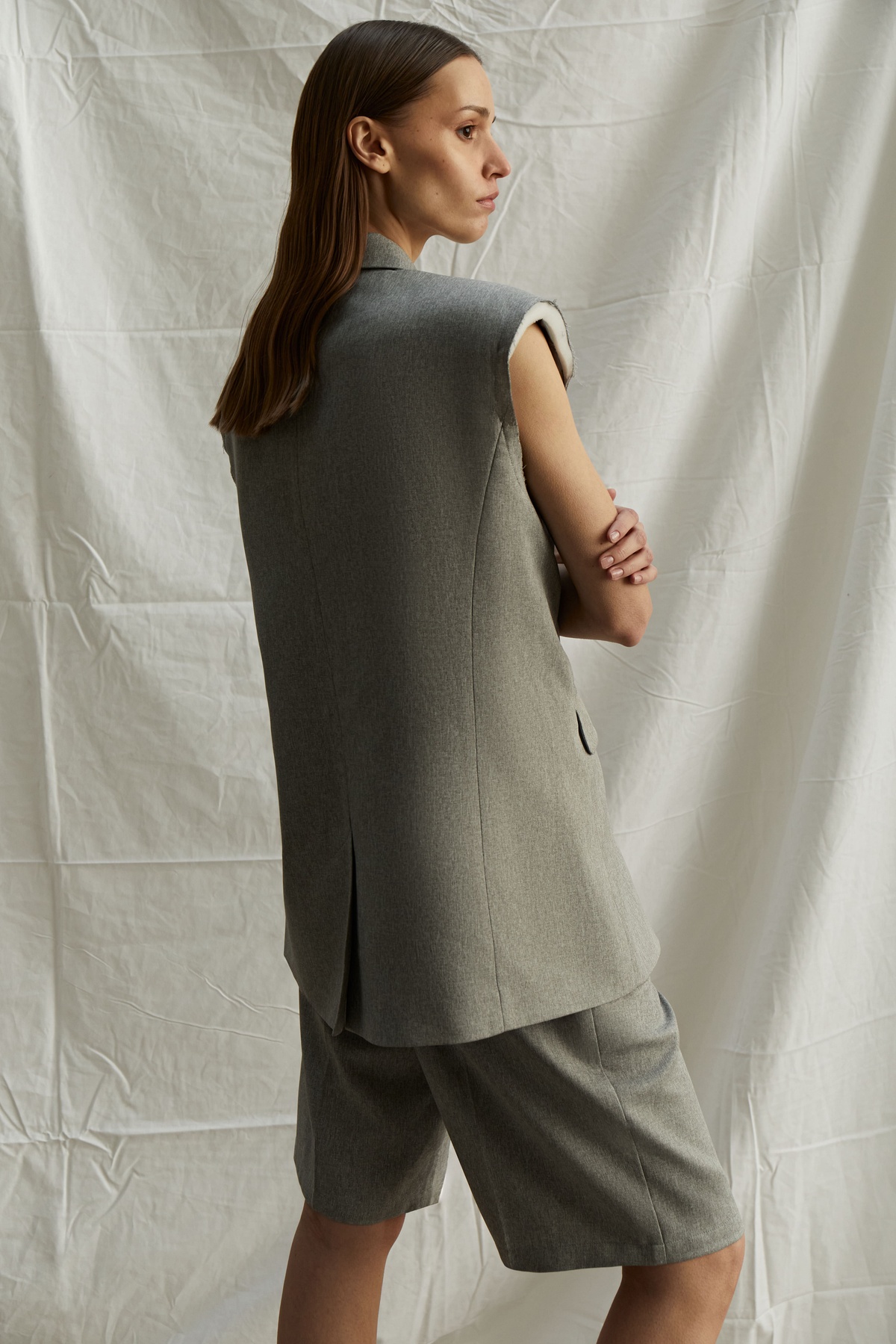 Deconstructed Lengthened Vest