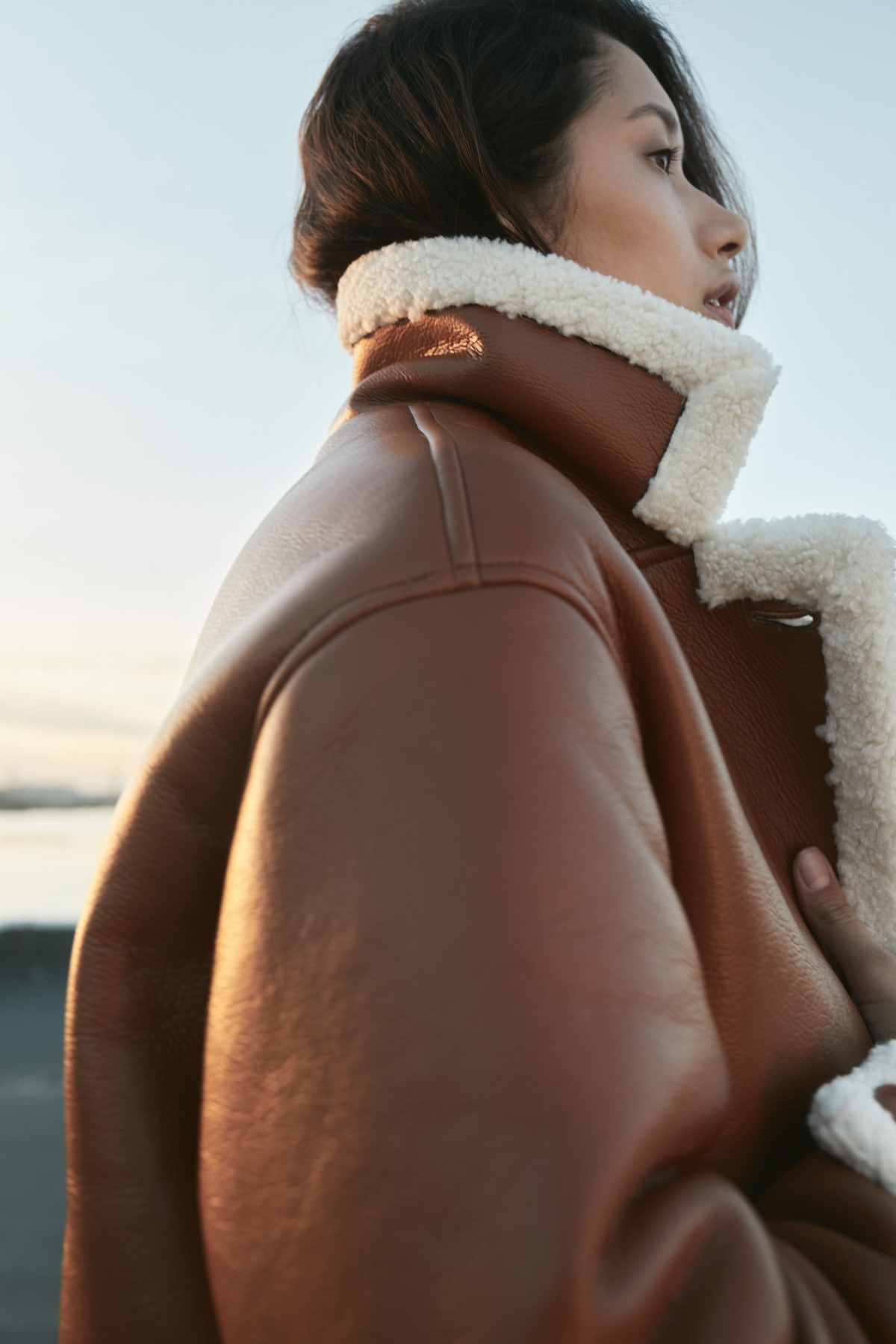 Reversible Shearling Coat