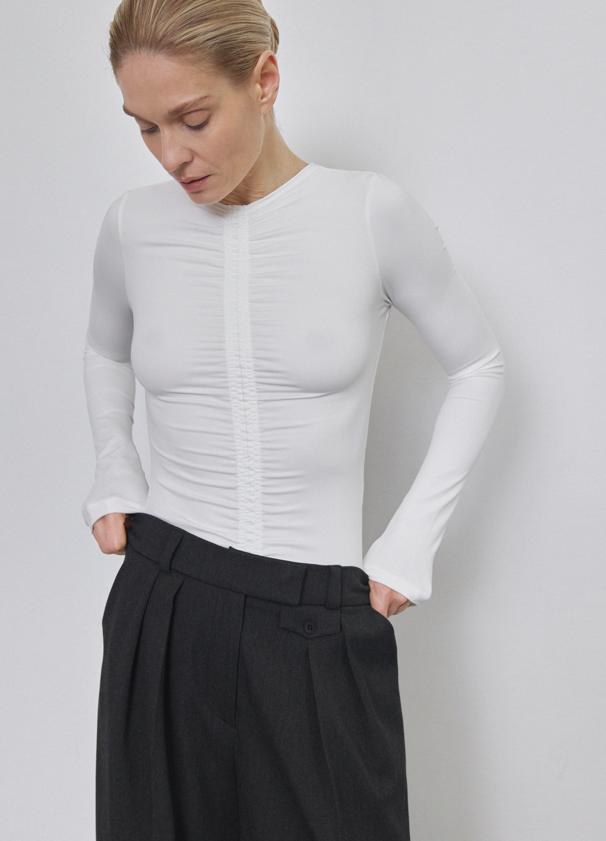 Drapped Bodysuit