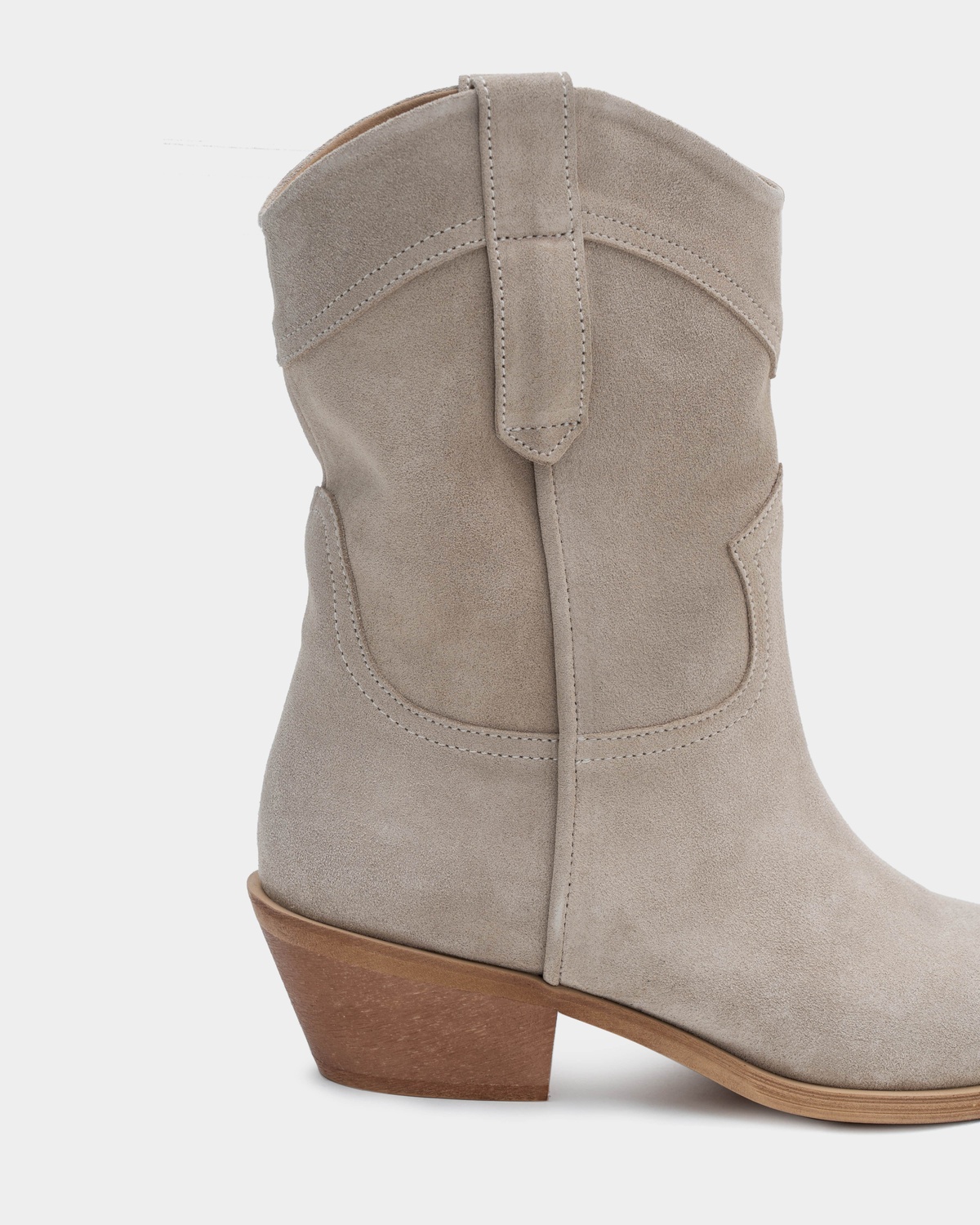 Suede Heeled Cowboy Boots HOWDY