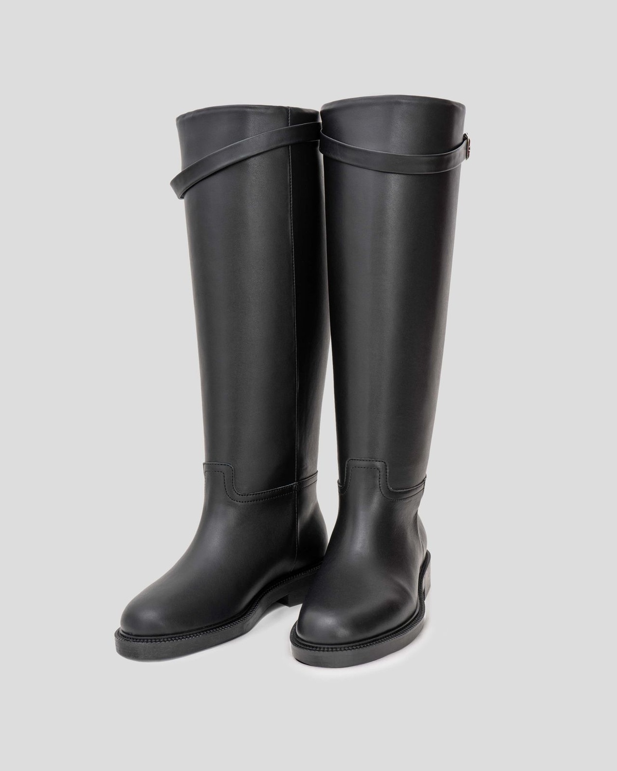 Jockey Style Boots with Removable Strap