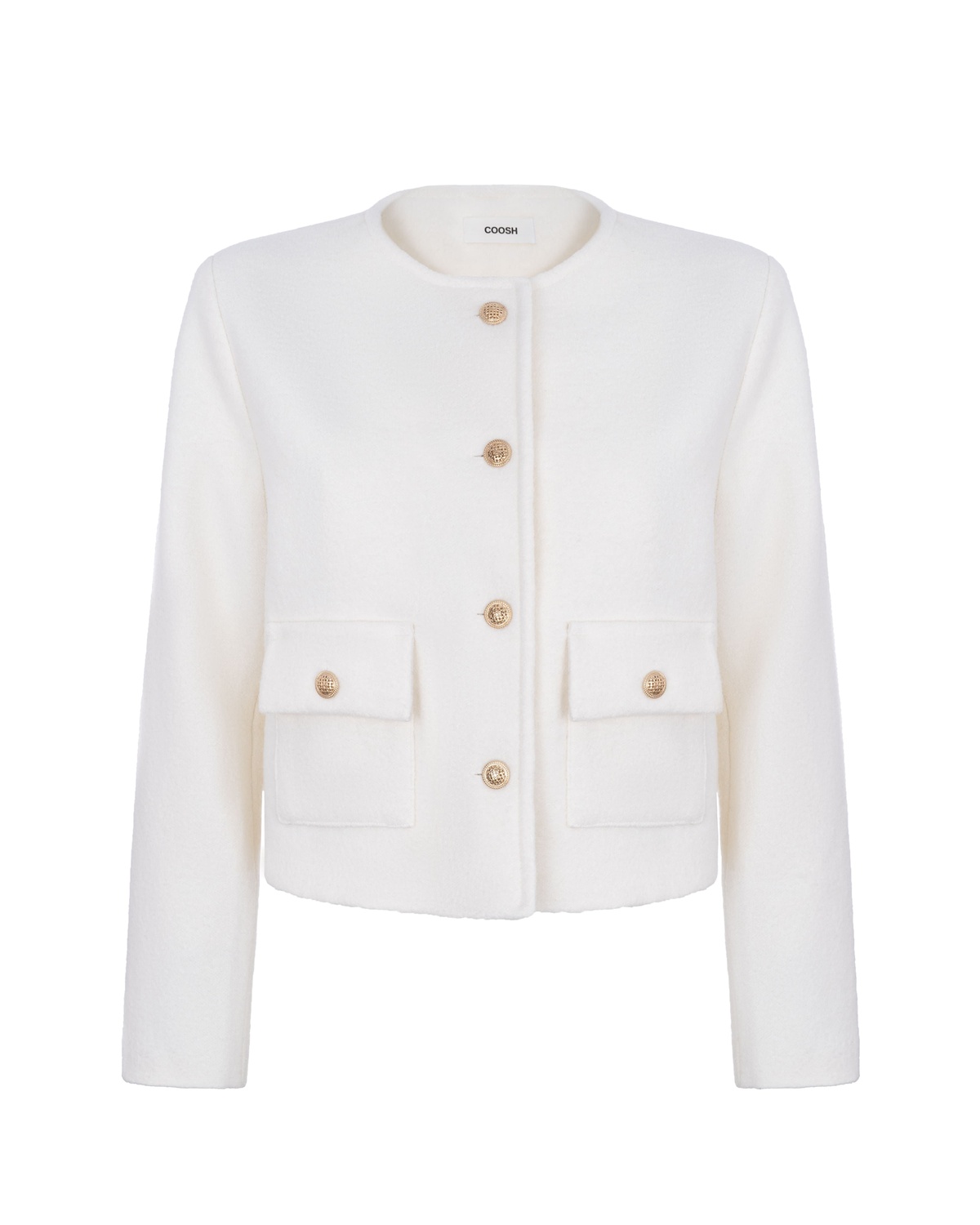 Cardigan Blazer with Pockets in Premium Boucle 