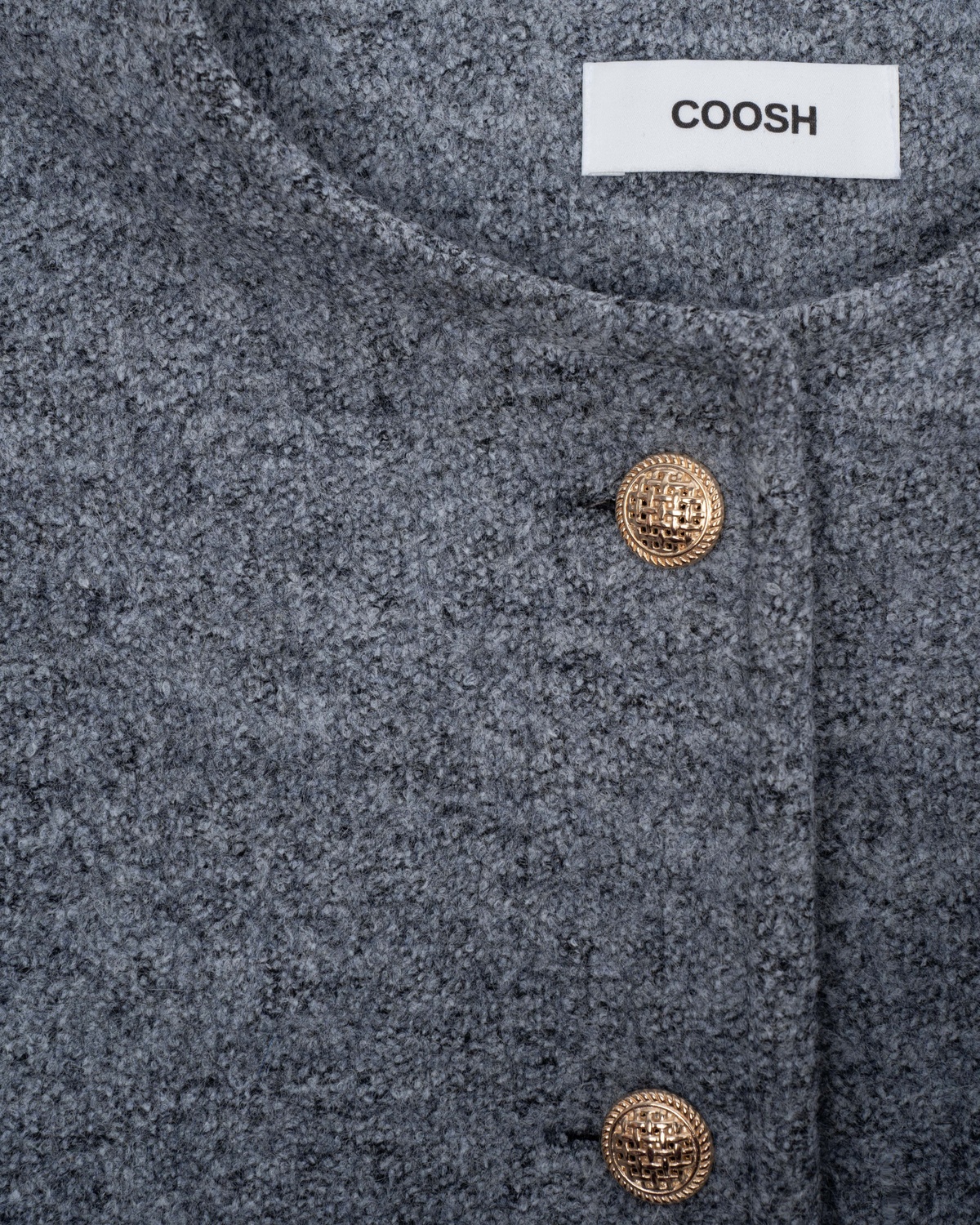 Cardigan Blazer with Pockets in Premium Boucle 