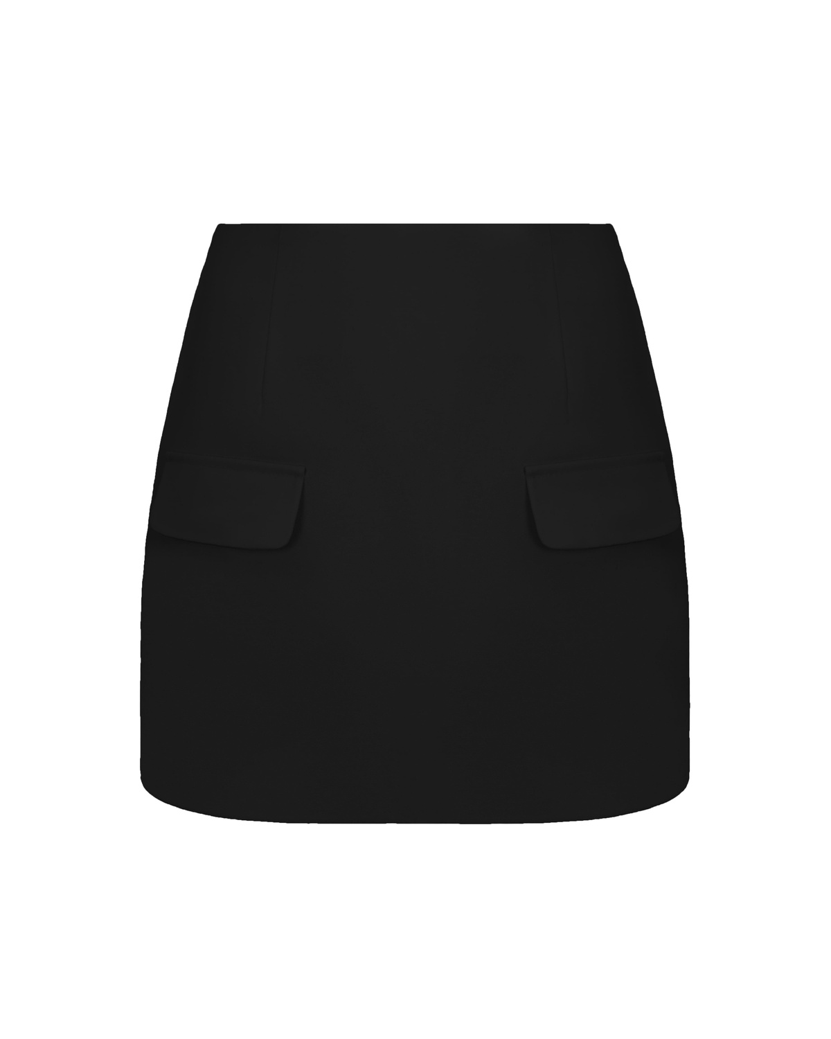 Mini Skirt with Patch Pockets