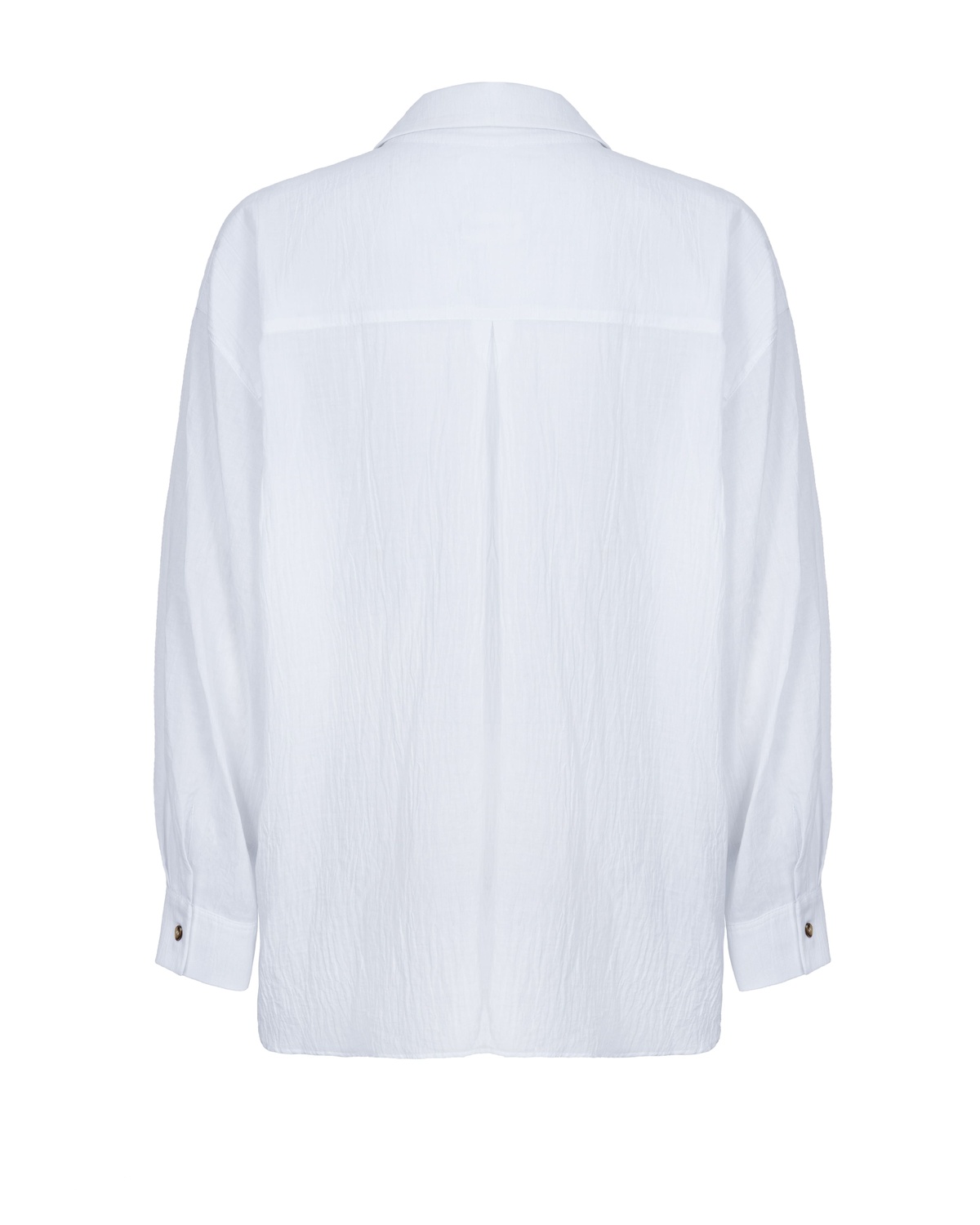 Creased Effect Translucent Shirt