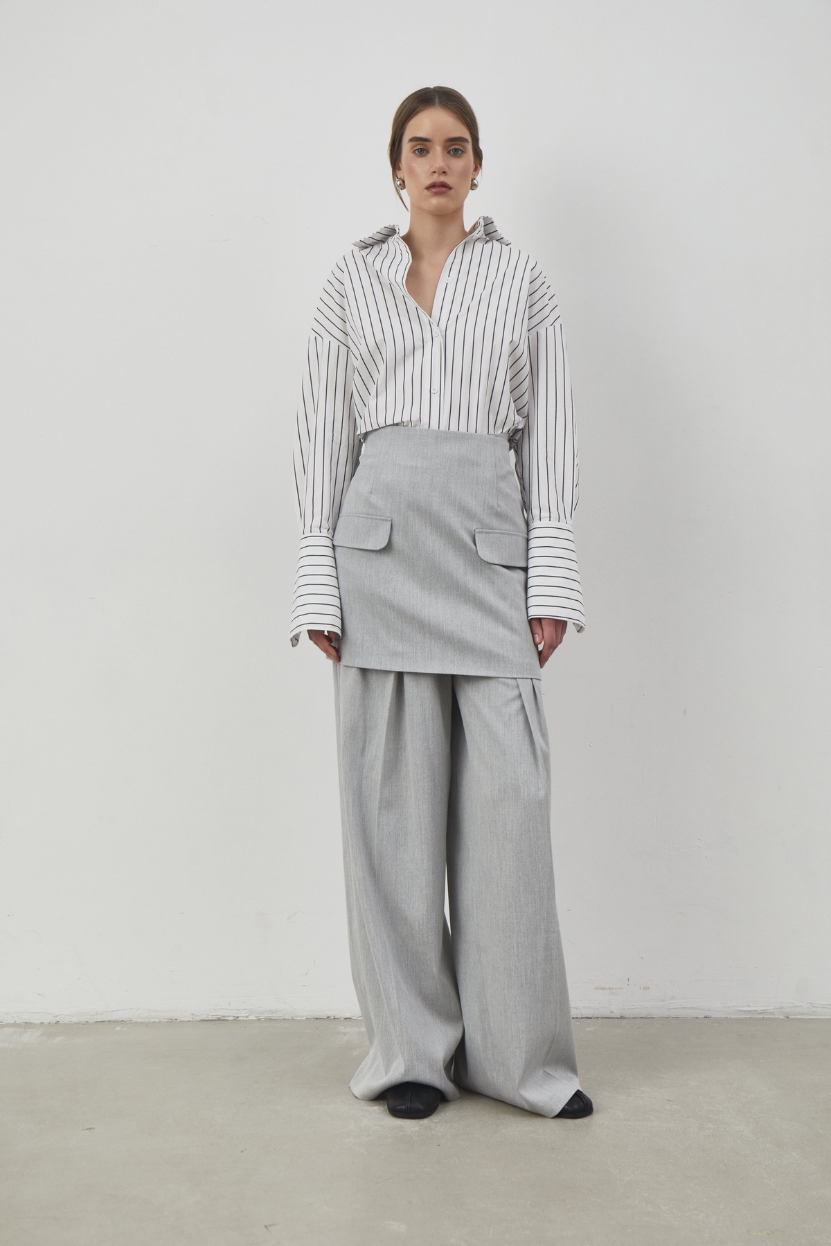 Mini Skirt with Patch Pockets