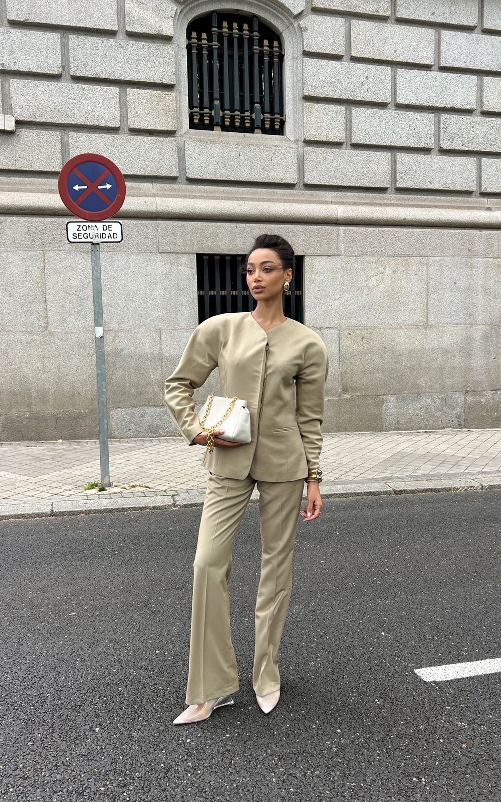 CLEO Collarless Blazer