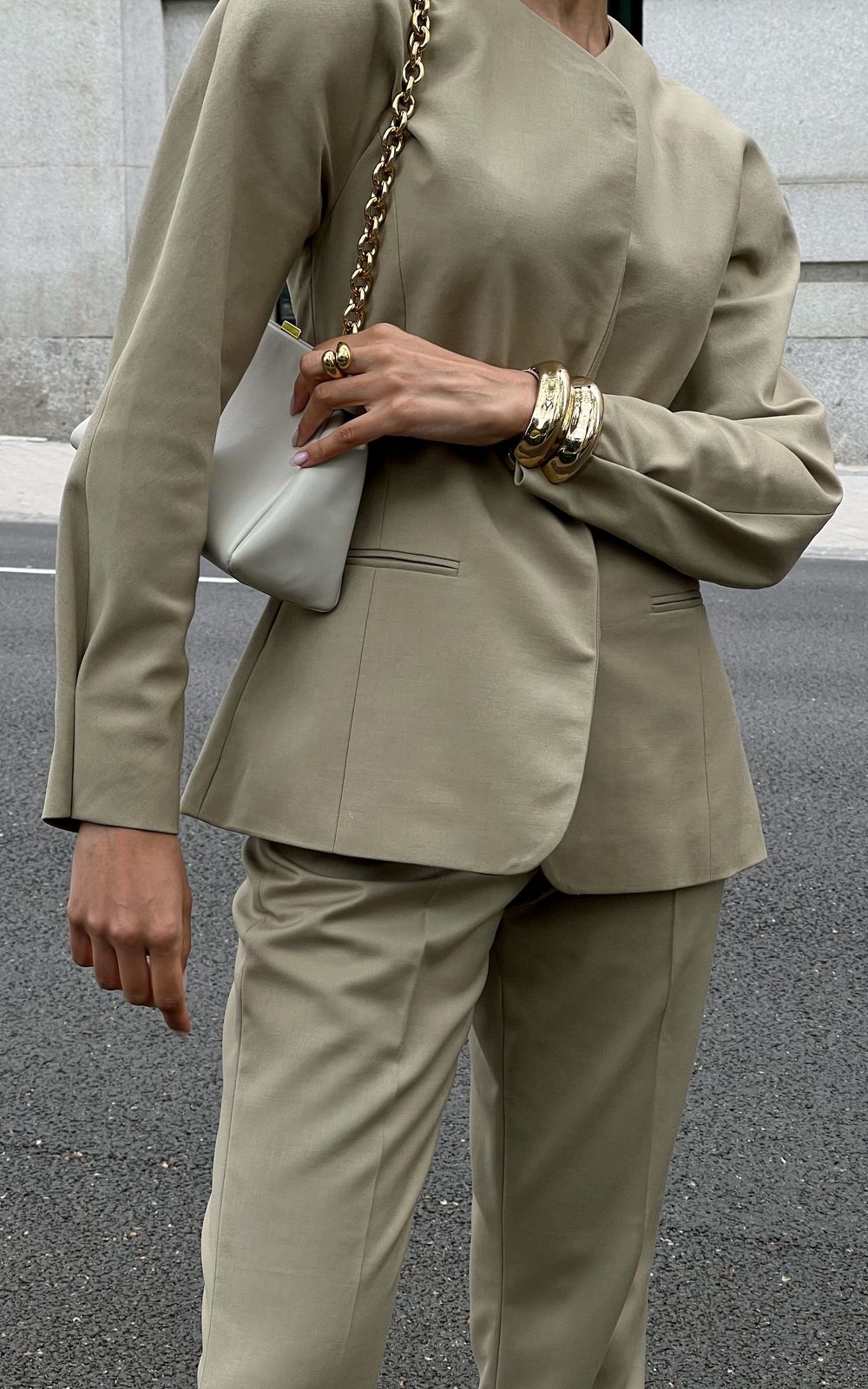 CLEO Collarless Blazer