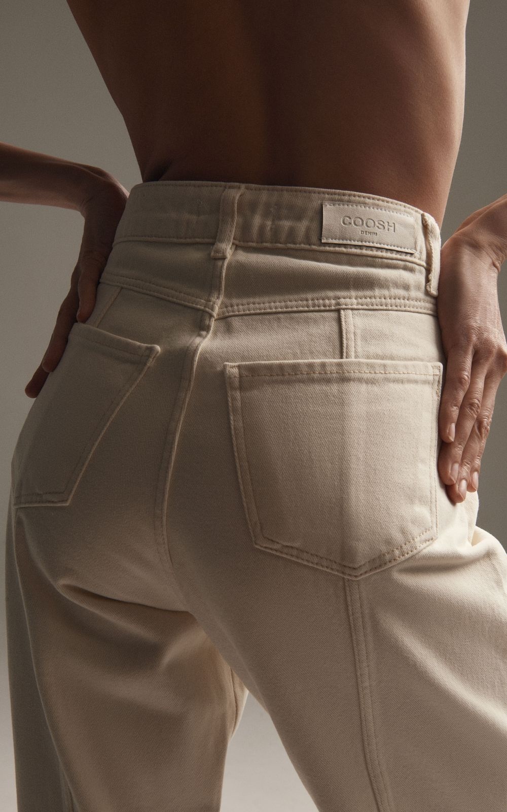 High Waisted Straight Cut BIKINI Jeans