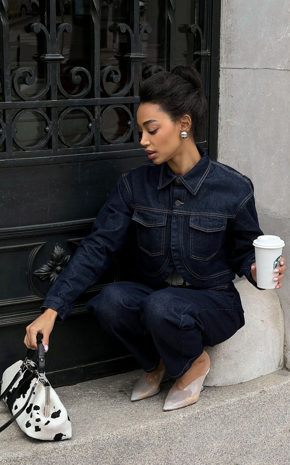 Куртка вкорочена джинсова RAW DENIM