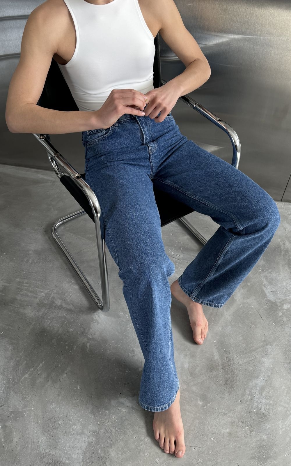 High Waist Jeans STRAIGHT