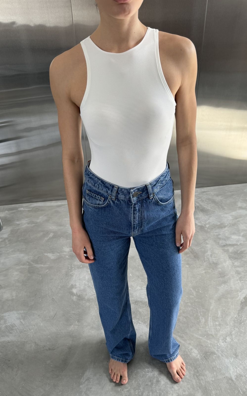 High Waist Jeans STRAIGHT