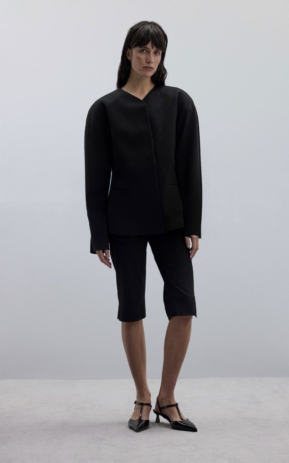 Classic Suit Fabric Capris