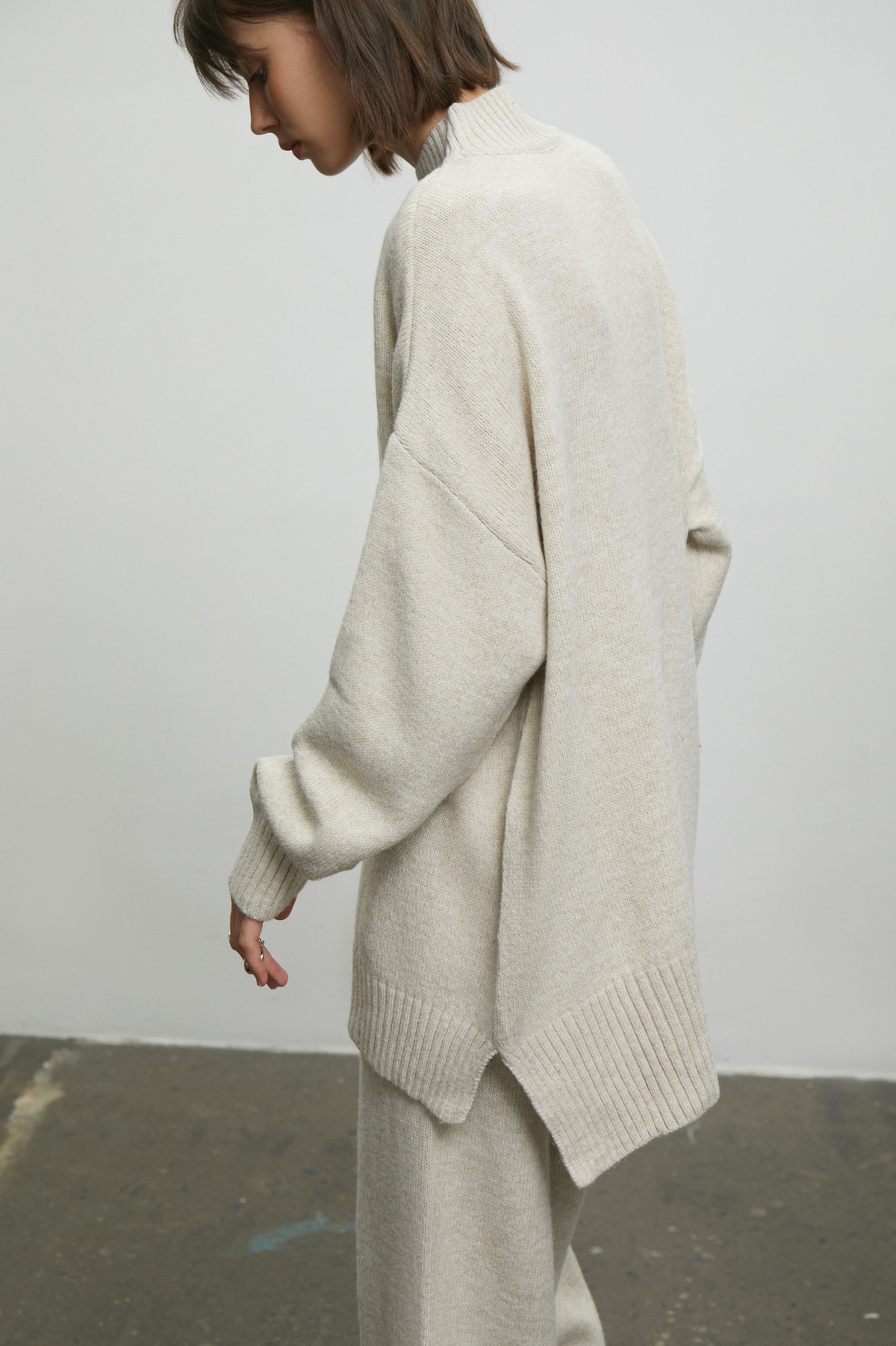 Knit Matching Set with Seam