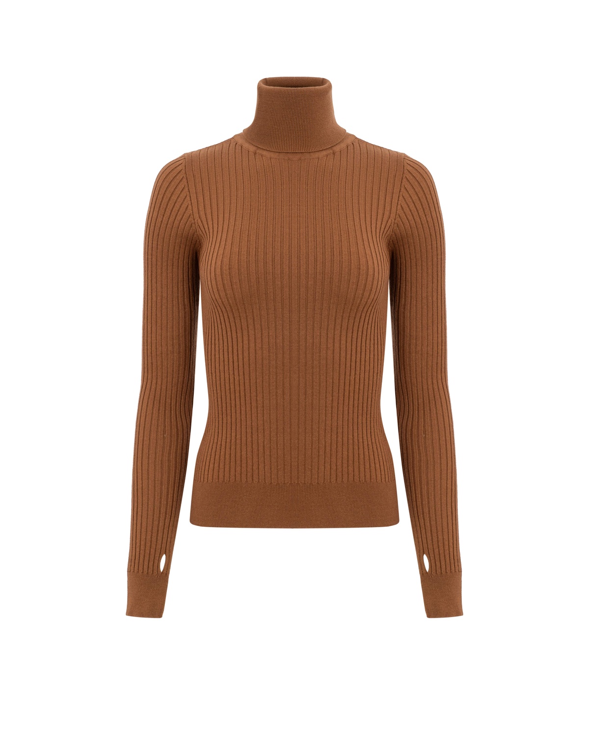 Turtleneck with Finger Cutout
