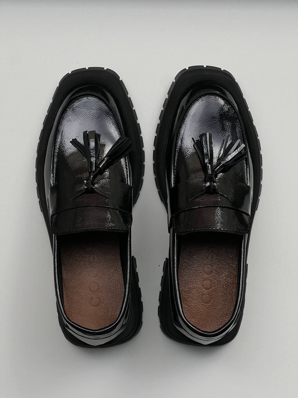 Tasseled Loafers in Patent Leather