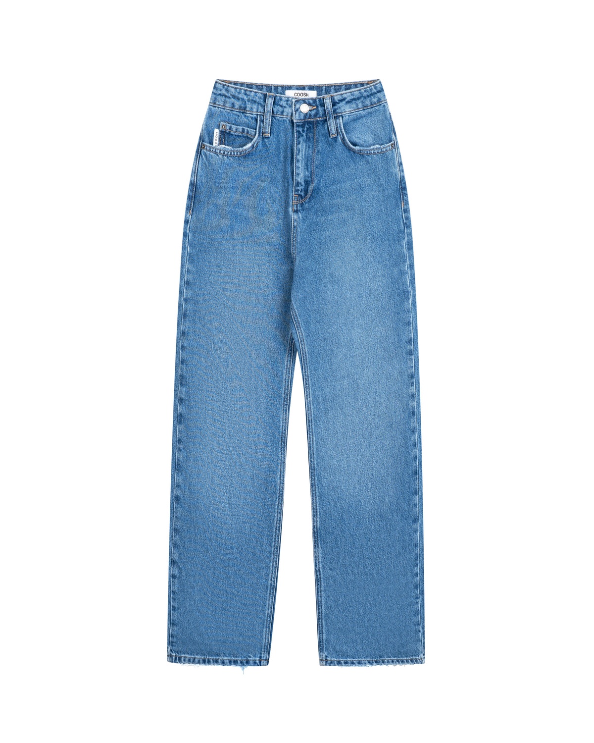 High-Waist Straight Cut Jeans