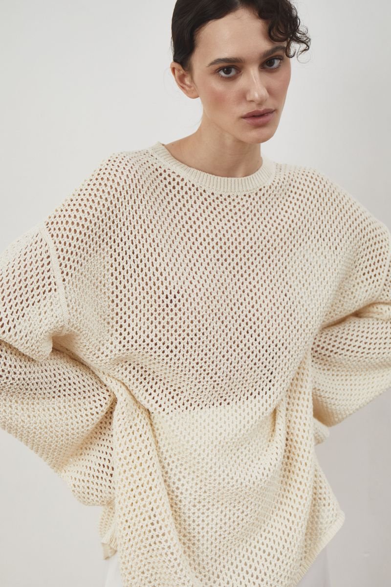 Fine Knit Pullover Sweater